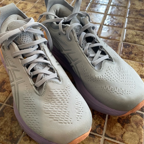 Asics Shoes - Asics Women's Gray and Purple Athletic Shoes